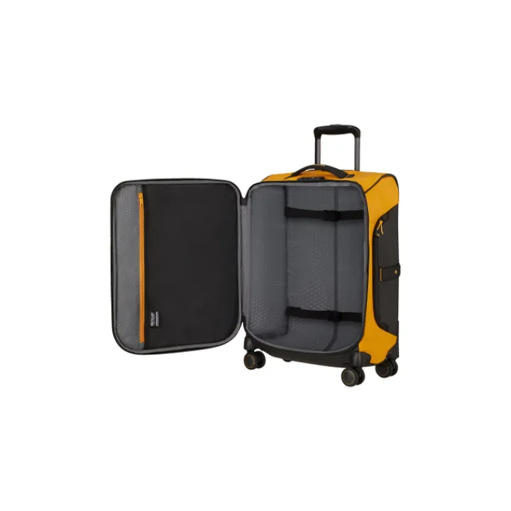 Transavia Trolleys|Handbagage Trolleys>Samsonite Ecodiver Spinner Duffle 55 yellow