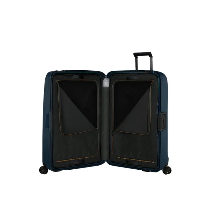 Reistrolleys|Reiskoffers>Samsonite Essens Spinner 81 midnight blue