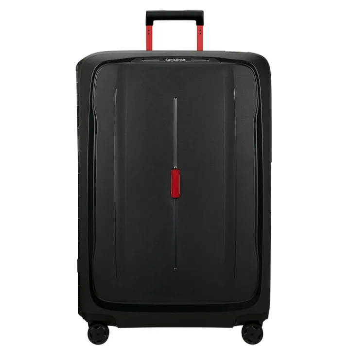 Reistrolleys|Reiskoffers>Samsonite Essens Spinner 81 charcoal/red