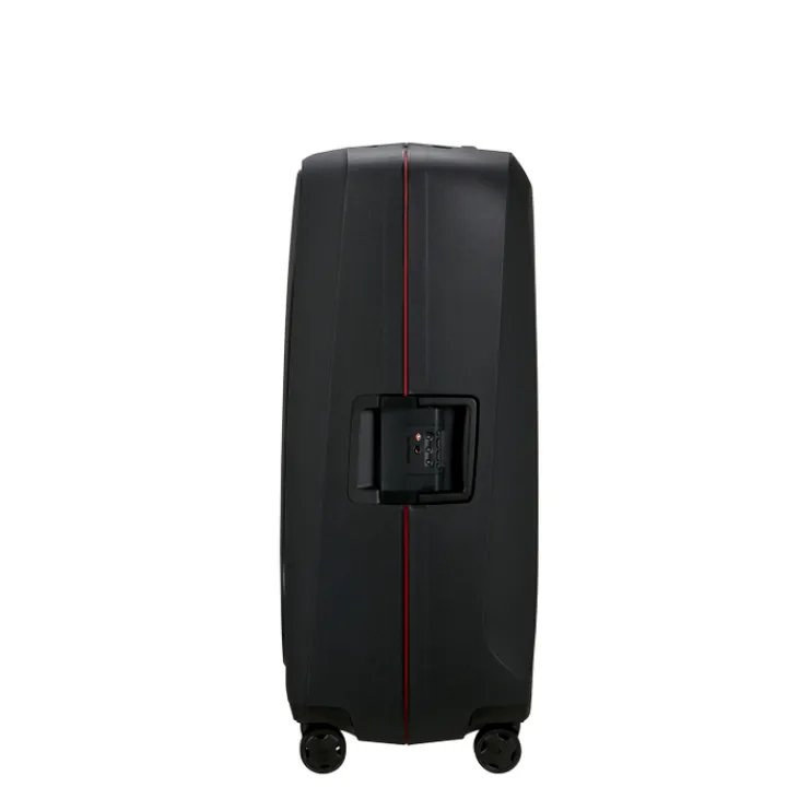 Reistrolleys|Reiskoffers>Samsonite Essens Spinner 81 charcoal/red