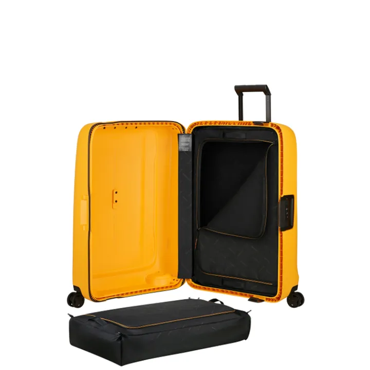 Reistrolleys|Reiskoffers>Samsonite Essens Spinner 69 radiant yellow