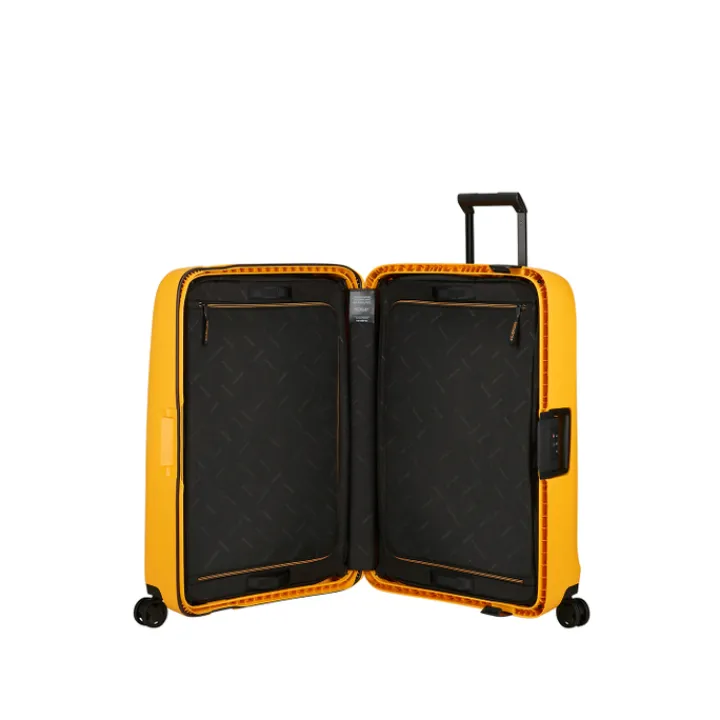 Reistrolleys|Reiskoffers>Samsonite Essens Spinner 75 radiant yellow