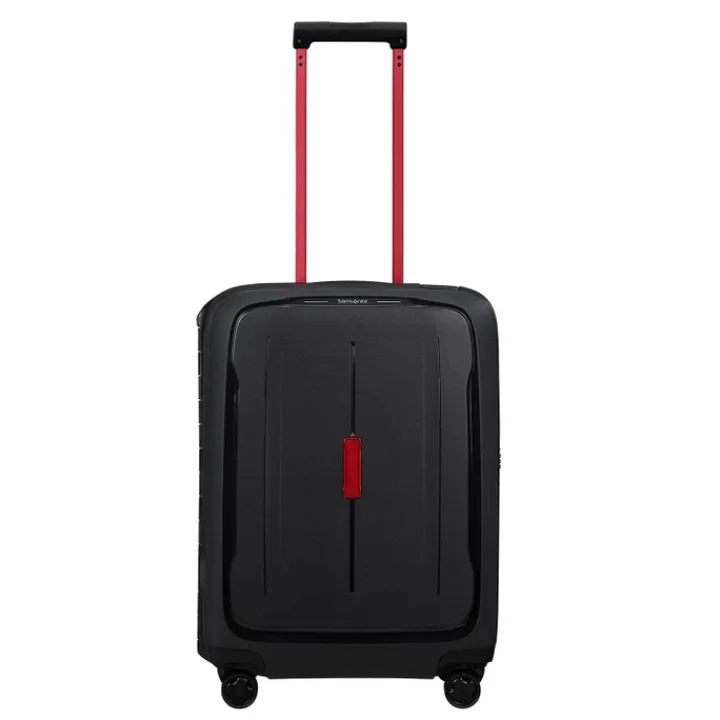 Transavia Trolleys|Ryanair Trolleys>Samsonite Essens Spinner 55 charcoal/red