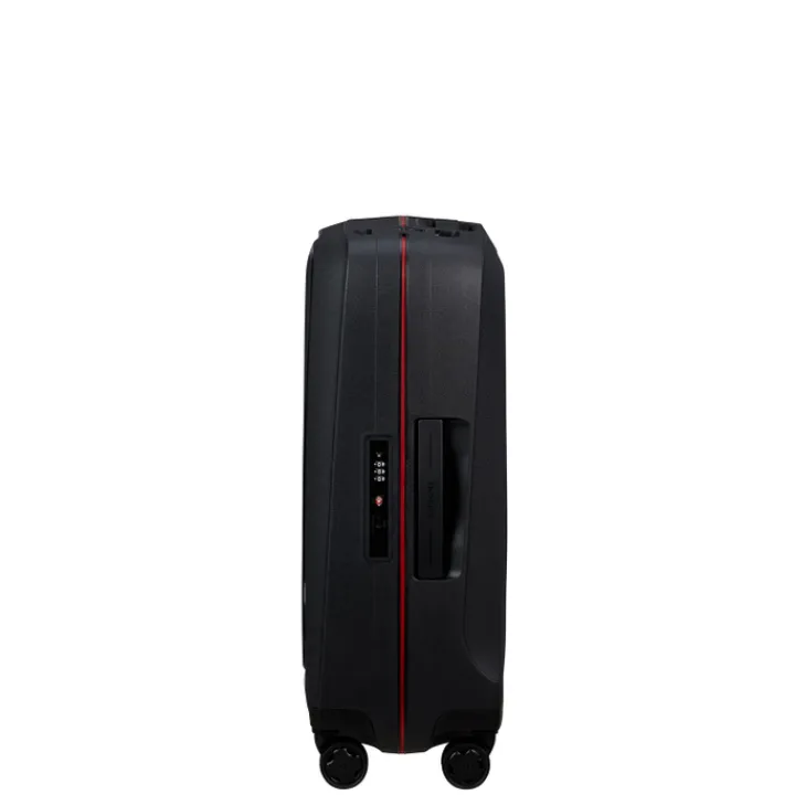 Transavia Trolleys|Ryanair Trolleys>Samsonite Essens Spinner 55 charcoal/red