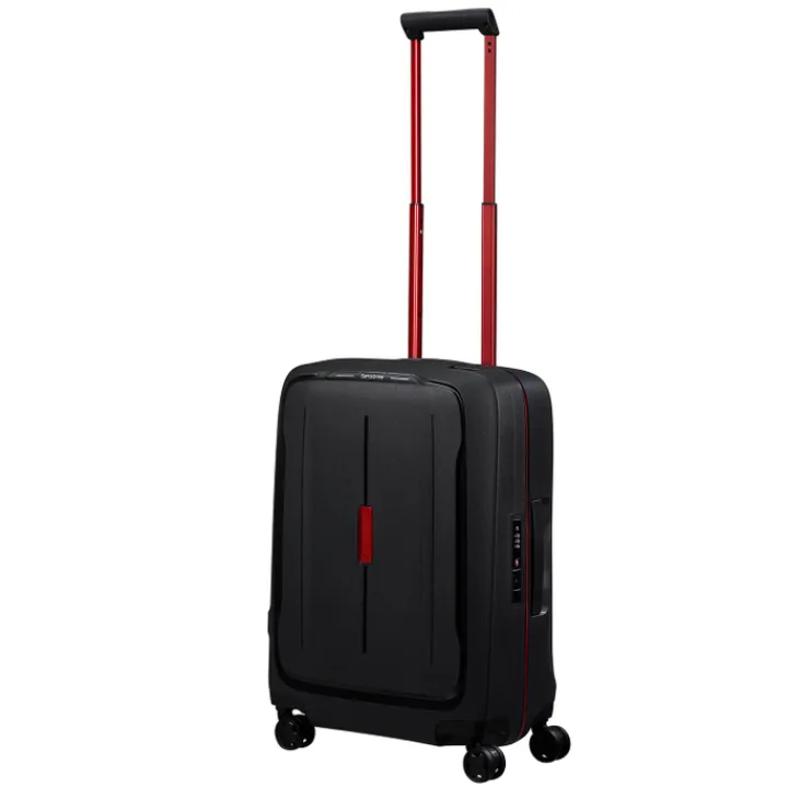 Transavia Trolleys|Ryanair Trolleys>Samsonite Essens Spinner 55 charcoal/red