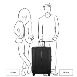 Reistrolleys|Reiskoffers>Samsonite Essens Spinner 75/28 lime