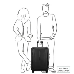 Reistrolleys|Reiskoffers>Samsonite Essens Spinner 69 graphite