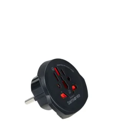 Wereldstekkers>Samsonite Global Travel Accessories World To Europe Adaptor black