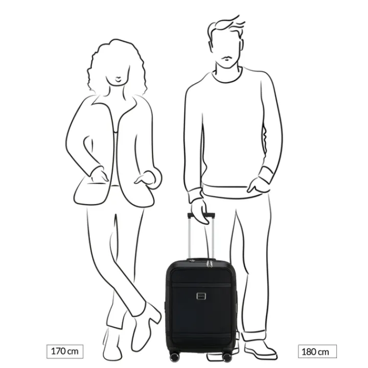 Handbagage Trolleys|Laptop Trolleys>Samsonite Image Spinner 55/20 Expandable Easy Access ivory