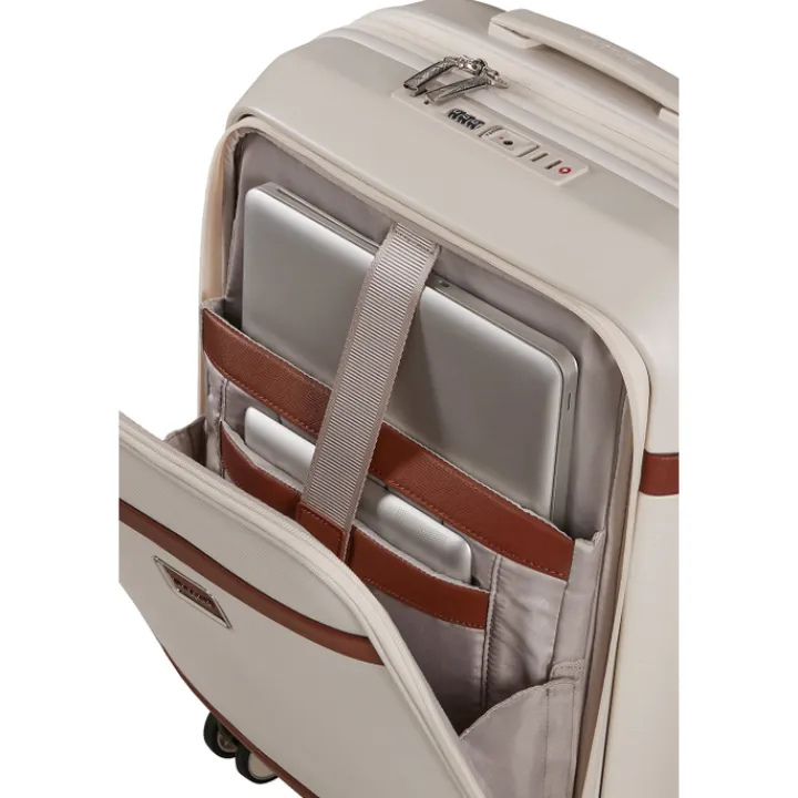 Handbagage Trolleys|Laptop Trolleys>Samsonite Image Spinner 55/20 Expandable Easy Access ivory