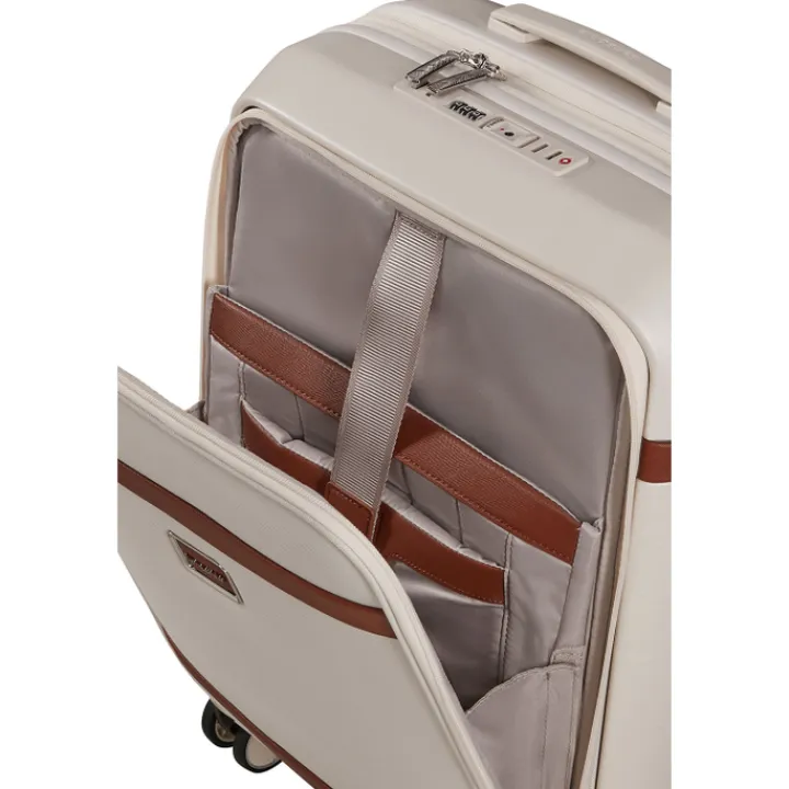 Handbagage Trolleys|Laptop Trolleys>Samsonite Image Spinner 55/20 Expandable Easy Access ivory