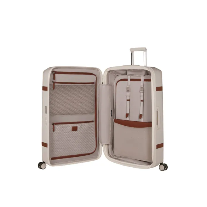 Reistrolleys|Reiskoffers>Samsonite Image Spinner 81/30 Expandable ivory