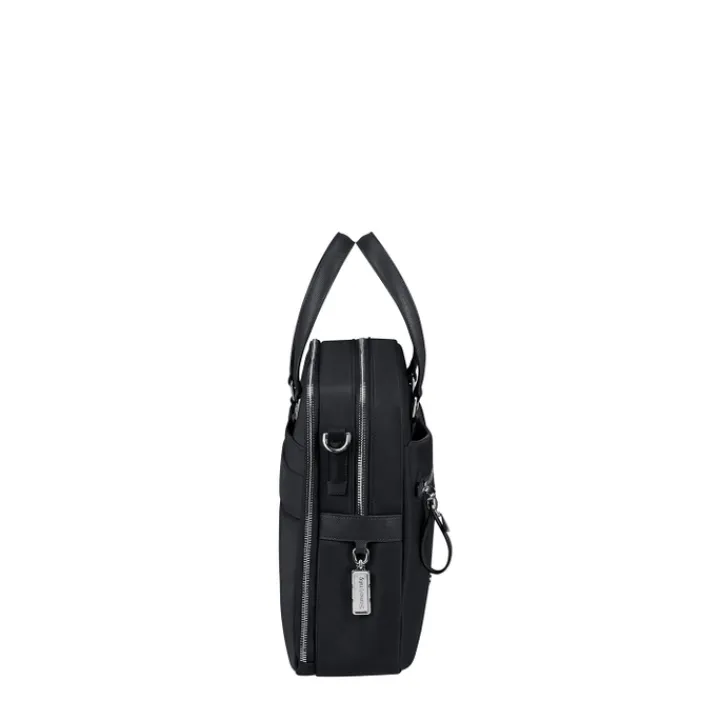 15.6 Inch Laptoptassen|Laptop Schoudertassen>Samsonite Karissa Evo Bailhandle 15.6" 2 Comp black