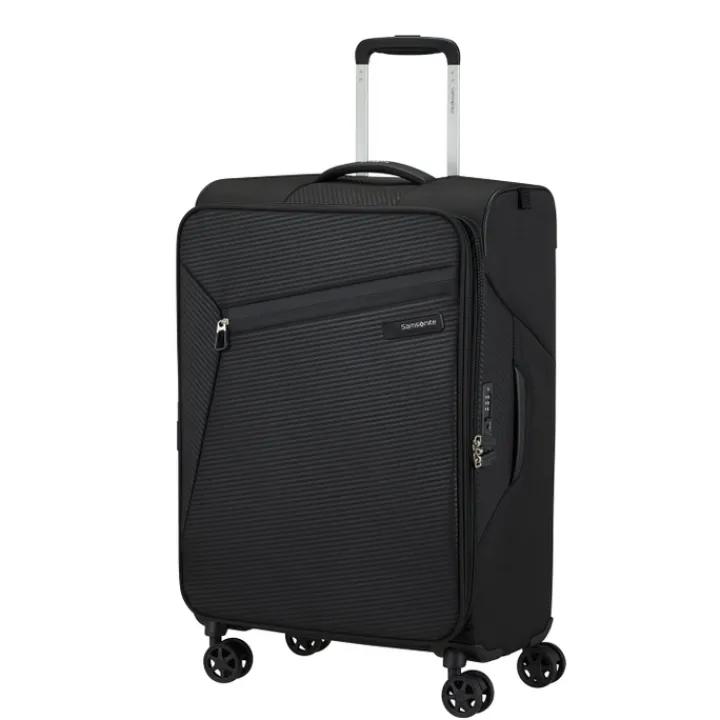 Reistrolleys|Reiskoffers>Samsonite Litebeam Spinner 66 EXP black