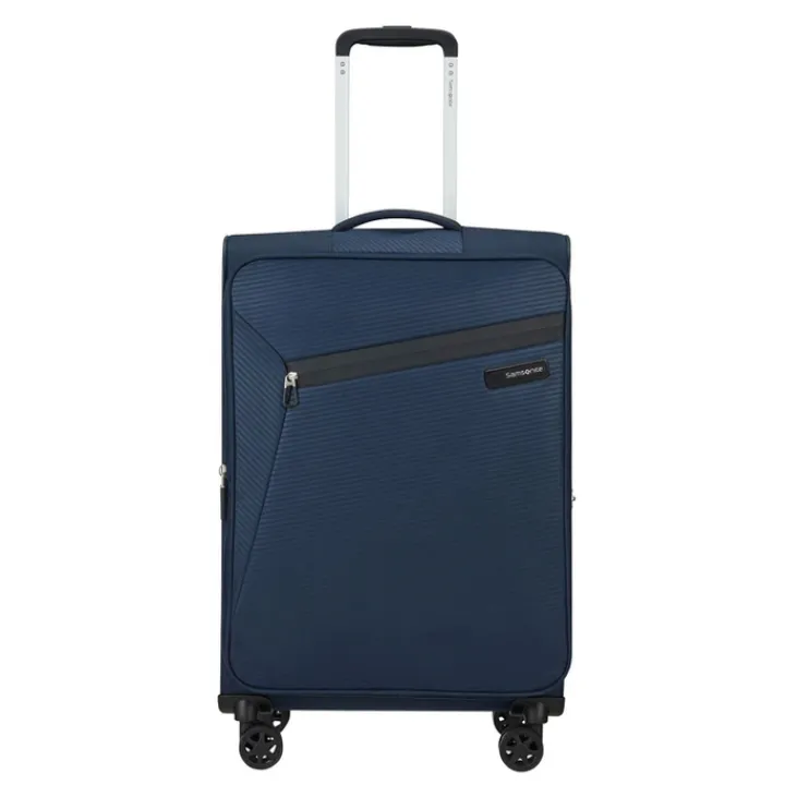 Reistrolleys|Reiskoffers>Samsonite Litebeam Spinner 66 EXP midnight blue