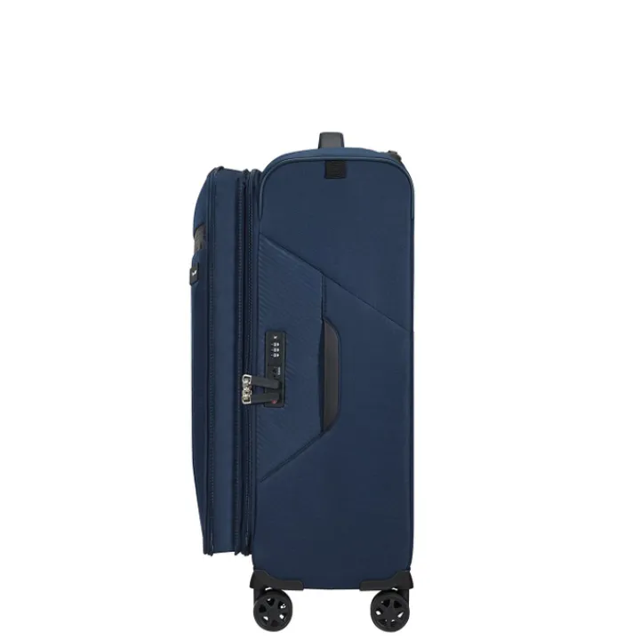 Reistrolleys|Reiskoffers>Samsonite Litebeam Spinner 66 EXP midnight blue