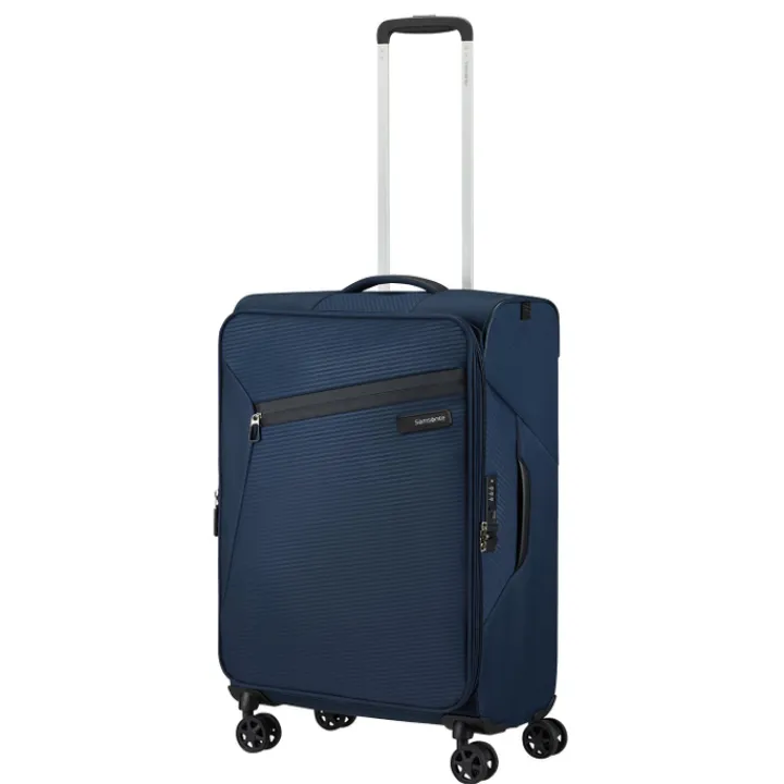 Reistrolleys|Reiskoffers>Samsonite Litebeam Spinner 66 EXP midnight blue