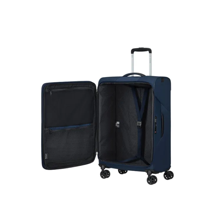 Reistrolleys|Reiskoffers>Samsonite Litebeam Spinner 66 EXP midnight blue