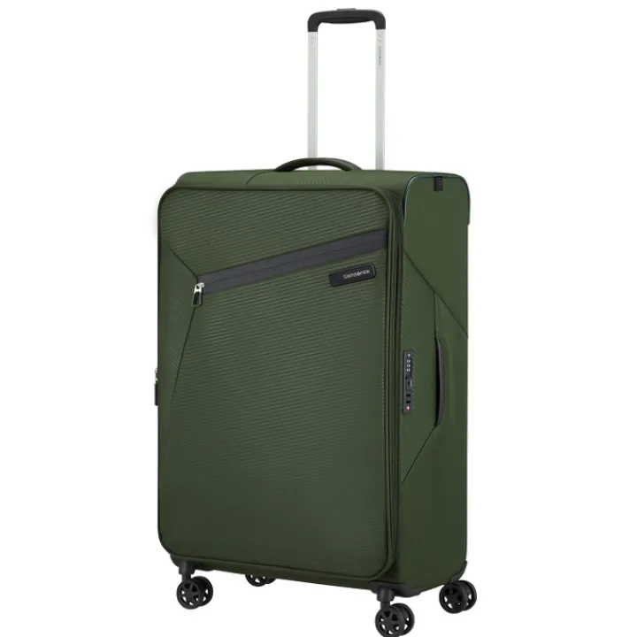 Reistrolleys|Reiskoffers>Samsonite Litebeam Spinner 77 EXP climbing ivy