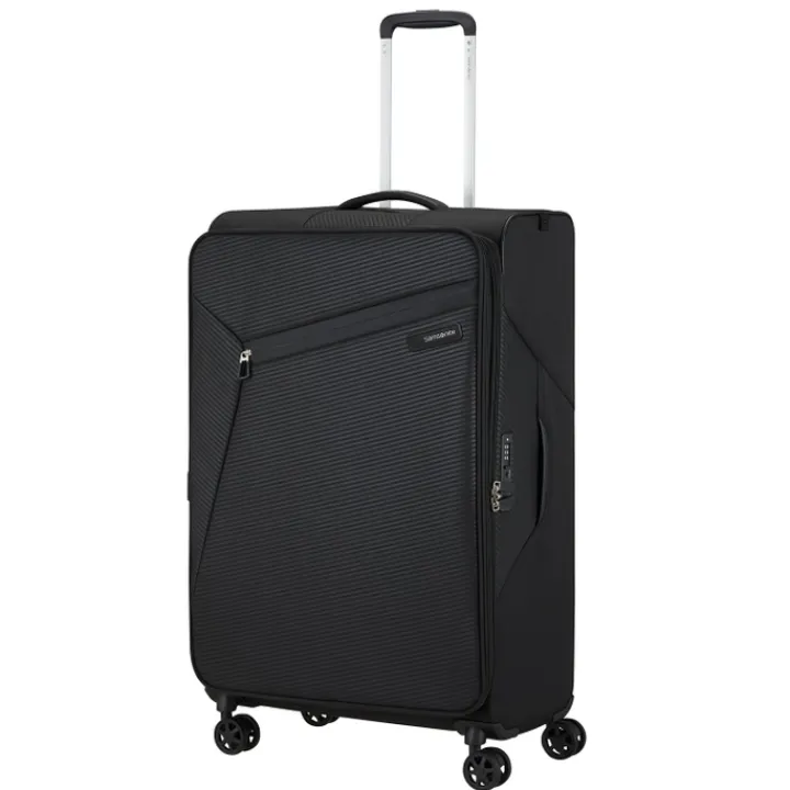 Reistrolleys|Reiskoffers>Samsonite Litebeam Spinner 77 EXP black