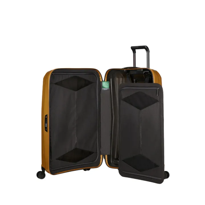 Reistrolleys|Reiskoffers>Samsonite Major-Lite Spinner 77 saffron yellow