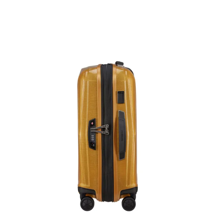 Transavia Trolleys|Ryanair Trolleys>Samsonite Major-Lite Spinner 55 EXP saffron yellow