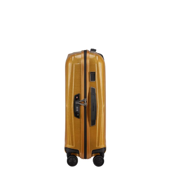 Transavia Trolleys|Ryanair Trolleys>Samsonite Major-Lite Spinner 55 EXP saffron yellow