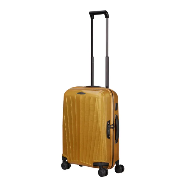 Transavia Trolleys|Ryanair Trolleys>Samsonite Major-Lite Spinner 55 EXP saffron yellow