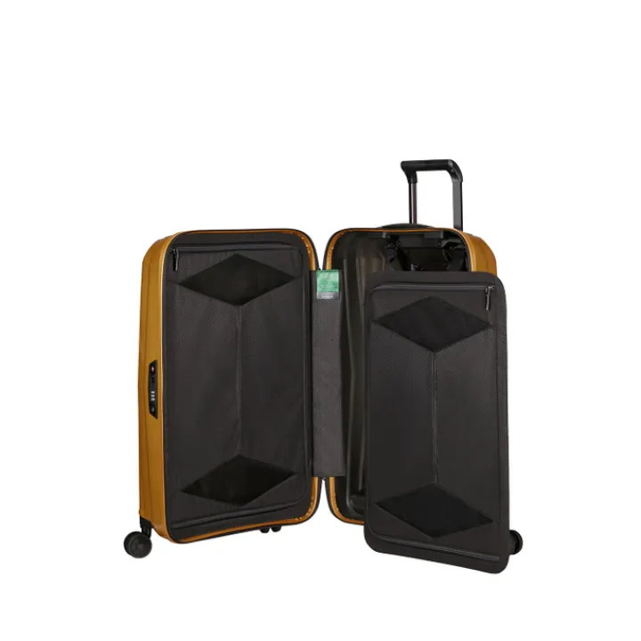 Reistrolleys|Reiskoffers>Samsonite Major-Lite Spinner 69 saffron yellow