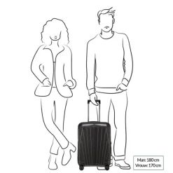 Transavia Trolleys|Ryanair Trolleys>Samsonite Major-Lite Spinner 55 EXP midnight blue