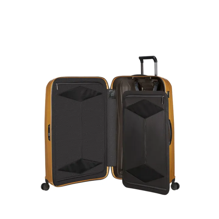 Reistrolleys|Reiskoffers>Samsonite Major-Lite Spinner 84 saffron yellow