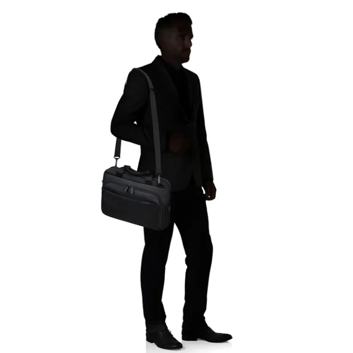 Herentassen|Laptop Schoudertassen>Samsonite Mysight Laptop Bag 14.1'' black