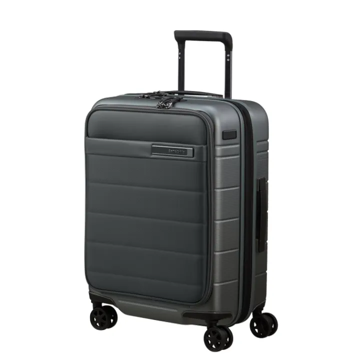 Transavia Trolleys|Handbagage Trolleys>Samsonite Neopod Spinner 55 EXP Easy Access FL sage khaki