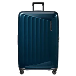 Reistrolleys|Reiskoffers>Samsonite Nuon Spinner 81 Exp metallic dark blue