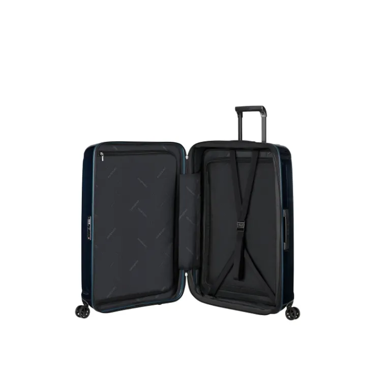 Reistrolleys|Reiskoffers>Samsonite Nuon Spinner 81 Exp metallic dark blue