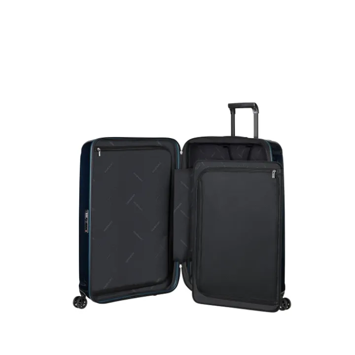 Reistrolleys|Reiskoffers>Samsonite Nuon Spinner 69 Exp metallic dark blue