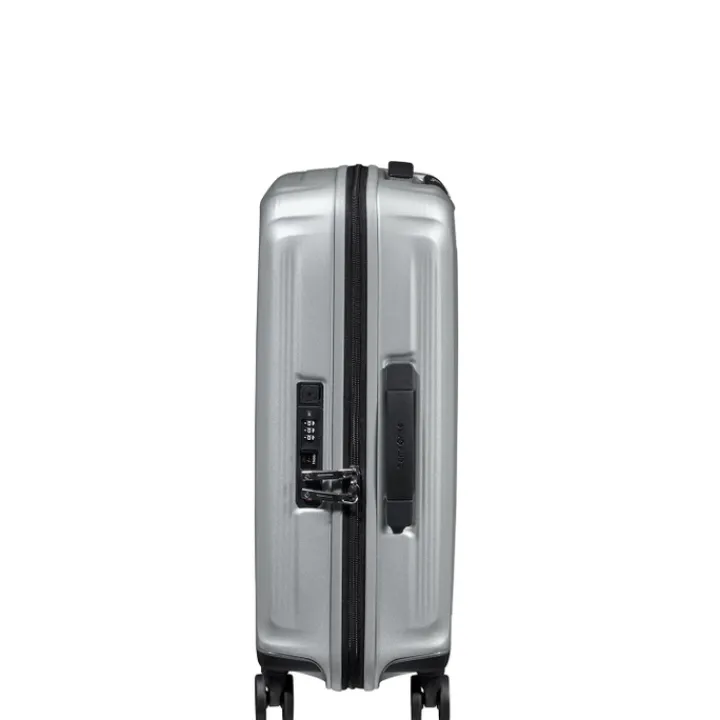 Transavia Trolleys|Ryanair Trolleys>Samsonite Nuon Spinner 55 Exp matt silver