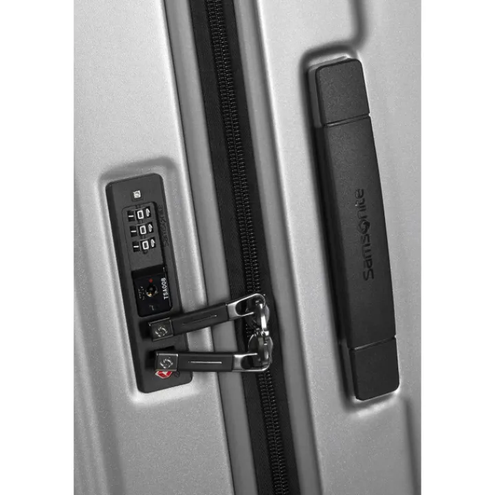 Reistrolleys|Reiskoffers>Samsonite Nuon Trunk 80/30 matt silver