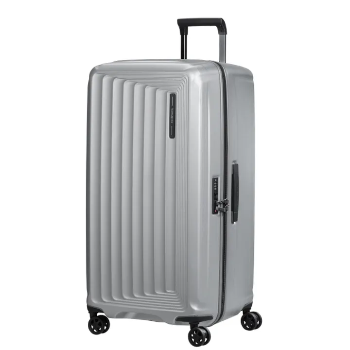 Reistrolleys|Reiskoffers>Samsonite Nuon Trunk 80/30 matt silver