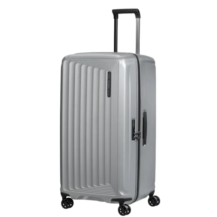 Reistrolleys|Reiskoffers>Samsonite Nuon Trunk 80/30 matt silver