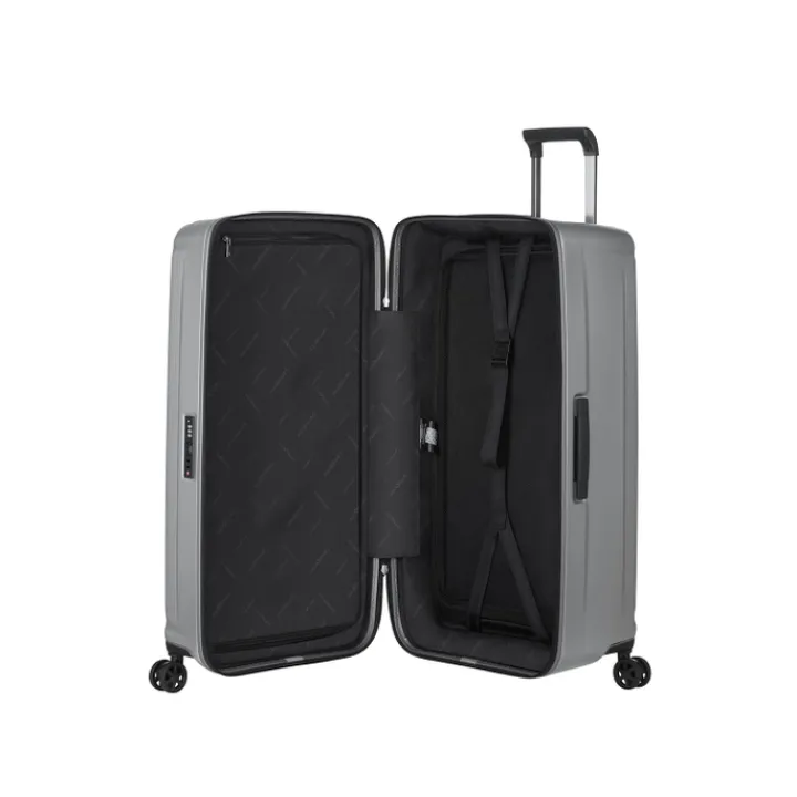 Reistrolleys|Reiskoffers>Samsonite Nuon Trunk 80/30 matt silver