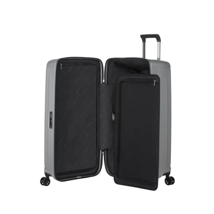 Reistrolleys|Reiskoffers>Samsonite Nuon Trunk 80/30 matt silver