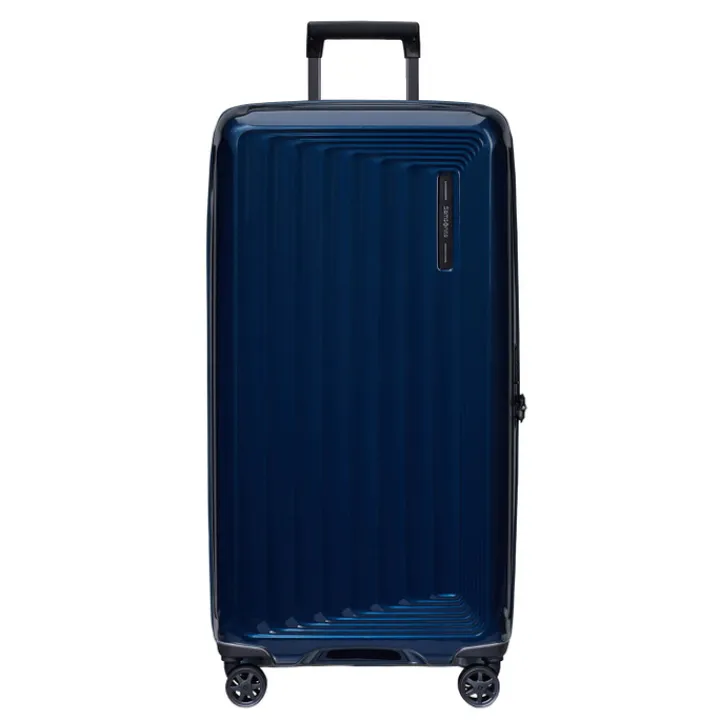 Reistrolleys|Reiskoffers>Samsonite Nuon Trunk 80/30 metallic dark blue