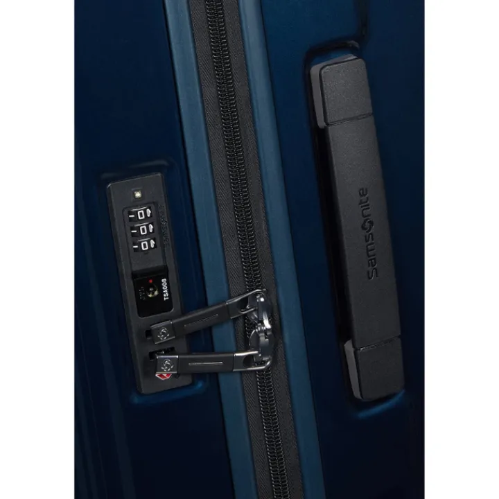 Reistrolleys|Reiskoffers>Samsonite Nuon Trunk 80/30 metallic dark blue