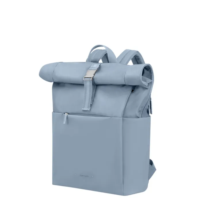 Dames Rugzakken|Schoolrugzak>Samsonite 4Pack Laptop Rolltop Backpack 15.6" dusty blue