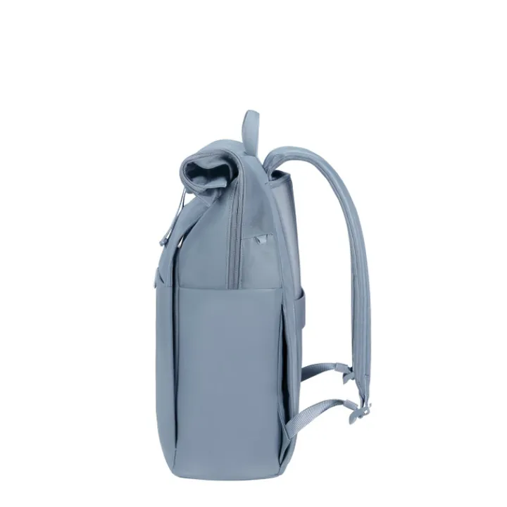 Dames Rugzakken|Schoolrugzak>Samsonite 4Pack Laptop Rolltop Backpack 15.6" dusty blue