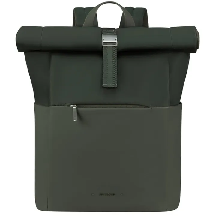Dames Rugzakken|Schoolrugzak>Samsonite 4Pack Laptop Rolltop Backpack 15.6" forest green