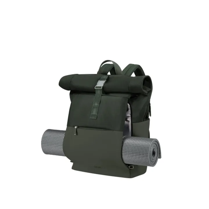 Dames Rugzakken|Schoolrugzak>Samsonite 4Pack Laptop Rolltop Backpack 15.6" forest green