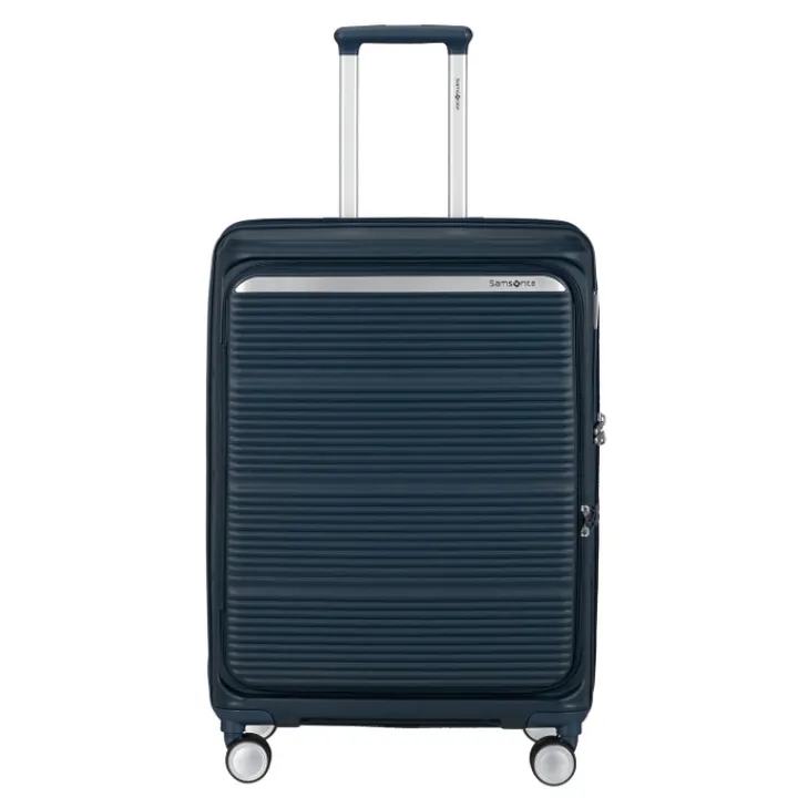 Reistrolleys|Reiskoffers>Samsonite Paralux HS Spinner 67 Expandable midnight blue