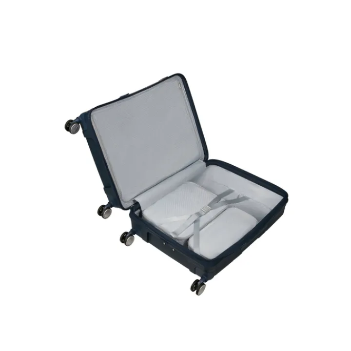 Reistrolleys|Reiskoffers>Samsonite Paralux HS Spinner 67 Expandable midnight blue
